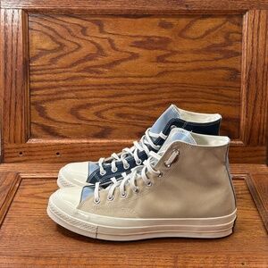 Converse Chuck 70 Hi Navy Oat Milk Ocean Retreat Shoes
